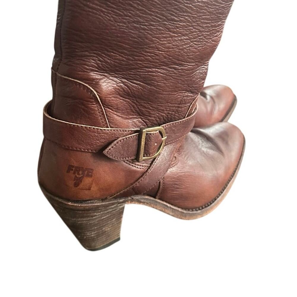 Frye Brown Leather Harness Boots
Women’s Size 9 Medium (9M) - Picture 3 of 8